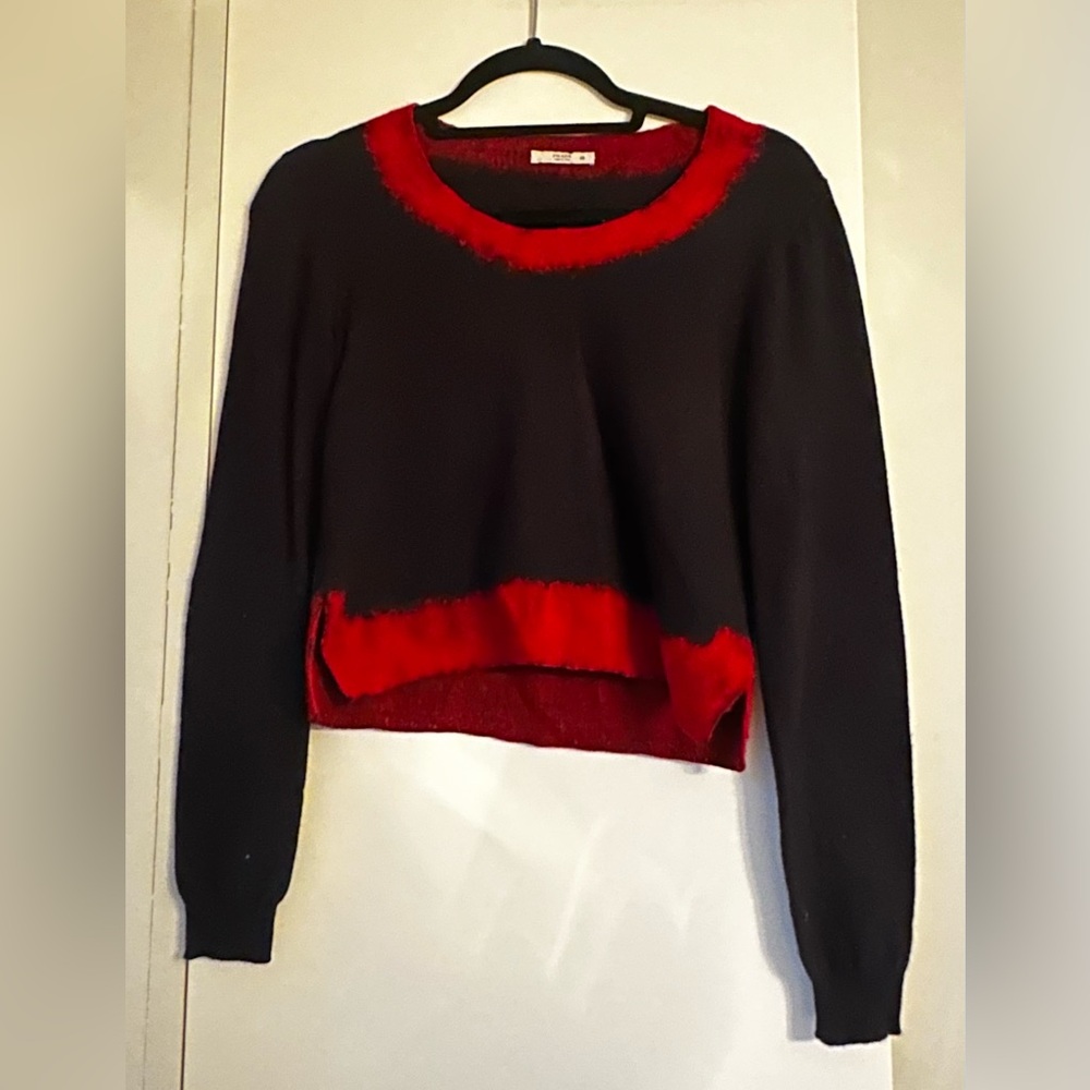 Prada Black and Red Sweater